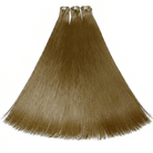 Hair Weft Luxury Natural Straight  — 100% Virgin Human Hair Extensions Medium Chestnut Brown LINKTOWIG