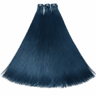 Hair Weft Luxury Natural Straight  — 100% Virgin Human Hair Extensions Midnight Blue LINKTOWIG