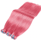 Hair Weft Luxury Natural Straight  — 100% Virgin Human Hair Extensions pink LINKTOWIG