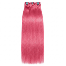 Hair Weft Luxury Natural Straight  — 100% Virgin Human Hair Extensions pink LINKTOWIG