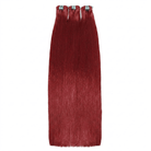 Hair Weft Luxury Natural Straight  — 100% Virgin Human Hair Extensions Ruby Red LINKTOWIG