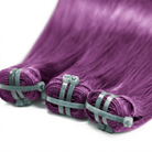 Hair Weft Luxury Natural Straight  — 100% Virgin Human Hair Extensions Violet Purple LINKTOWIG