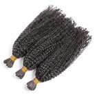 Kinky Curly 100% Raw Virgin  Human Hair Bundles - (No Weft) Bulk Hair  3 Bundles / Charcoal Grey LINKTOWIG