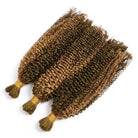 Kinky Curly 100% Raw Virgin  Human Hair Bundles - (No Weft) Bulk Hair  3 Bundles / Honey Brown LINKTOWIG