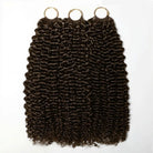 Kinky Curly Hair Bundles / Feather Hair Extensions — 100% Virgin Human Hair / aramel Balayage Highlights LINKTOWIG