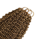 Kinky Curly Hair Bundles / Feather Hair Extensions — 100% Virgin Human Hair / Ash Brown LINKTOWIG
