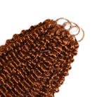 Kinky Curly Hair Bundles / Feather Hair Extensions — 100% Virgin Human Hair / Copper Orange LINKTOWIG