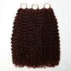 Kinky Curly Hair Bundles / Feather Hair Extensions — 100% Virgin Human Hair / Espresso Brown LINKTOWIG