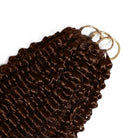Kinky Curly Hair Bundles / Feather Hair Extensions — 100% Virgin Human Hair / Espresso Brown LINKTOWIG