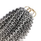 Kinky Curly Hair Bundles / Feather Hair Extensions — 100% Virgin Human Hair / Silver Grey LINKTOWIG