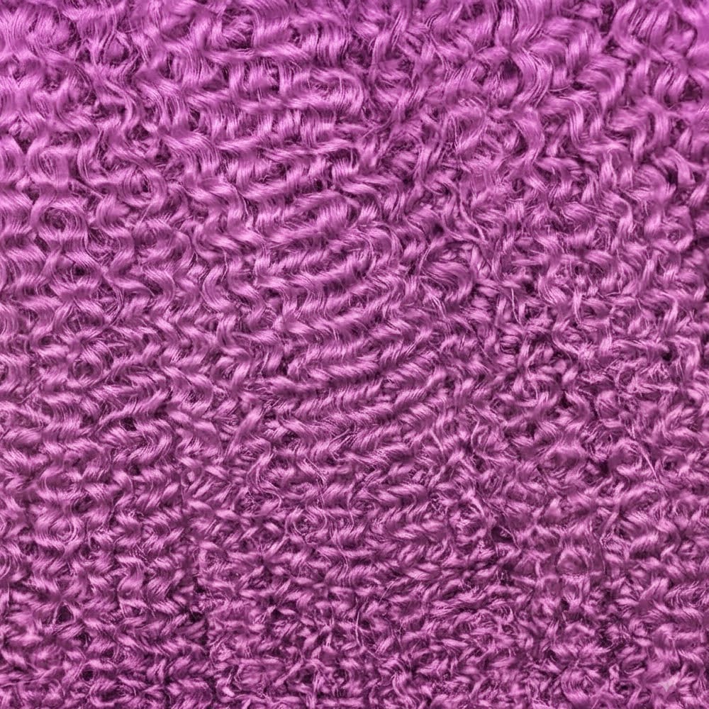 Kinky Curly Hair Bundles / Feather Hair Extensions — 100% Virgin Human Hair / Violet Purple LINKTOWIG