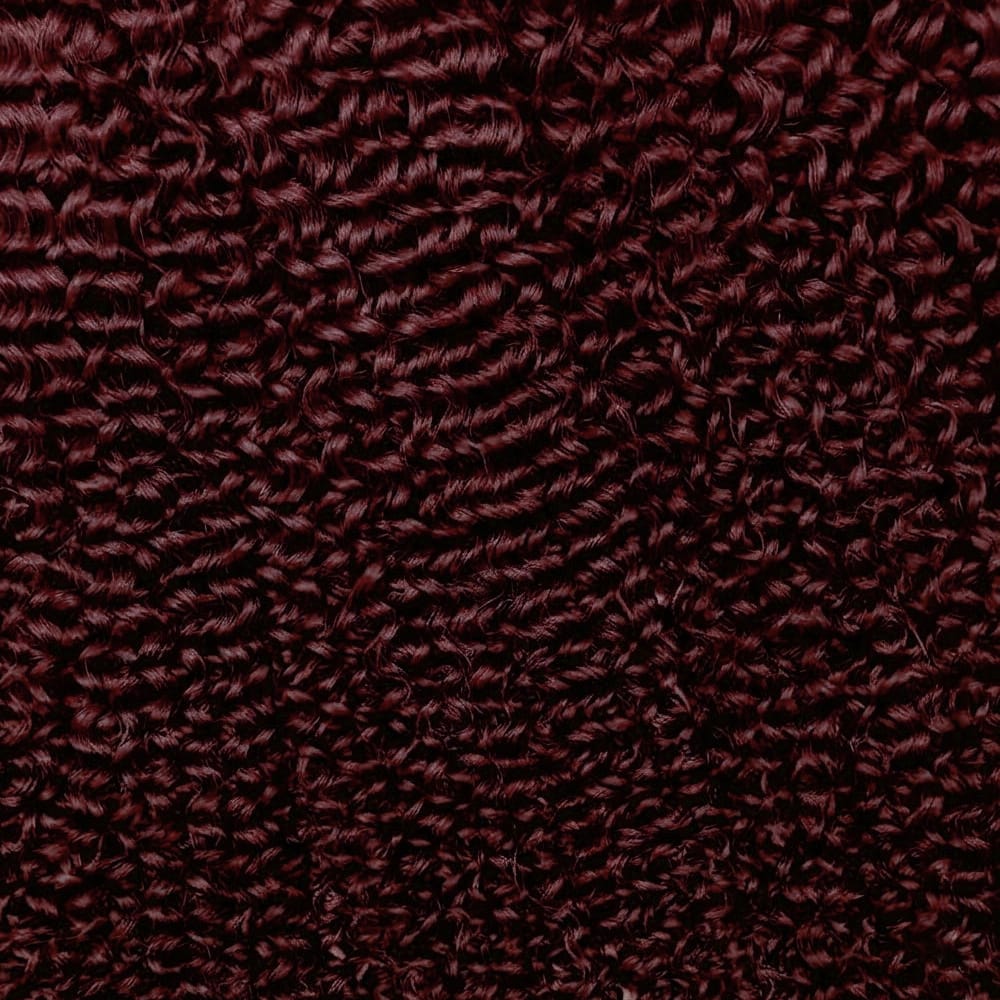 Kinky Curly Luxury Natural Hair Weft – 100% Virgin Human Hair / Wig Burgundy LINKTOWIG