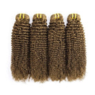 Kinky Curly Luxury Natural Hair Weft – 100% Virgin Human Hair / Wig Medium Chestnut Brown LINKTOWIG