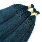 Kinky Stragiht 100% Raw Virgin  Human Hair Bundles - (No Weft) Bulk Hair / Midnight Blue LINKTOWIG