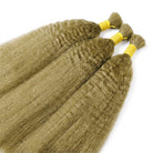 Kinky Stragiht 100% Raw Virgin  Human Hair Bundles - (No Weft) Bulk Hair / Olive Green Blonde LINKTOWIG