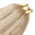 Kinky Stragiht 100% Raw Virgin  Human Hair Bundles - (No Weft) Bulk Hair / Platinum Blonde LINKTOWIG