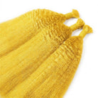 Kinky Stragiht 100% Raw Virgin  Human Hair Bundles - (No Weft) Bulk Hair / Yellow LINKTOWIG