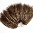 Kinky Stragiht Hair Bundles / Feather Hair Extensions — 100% Virgin Human Hair / Honey Brown LINKTOWIG