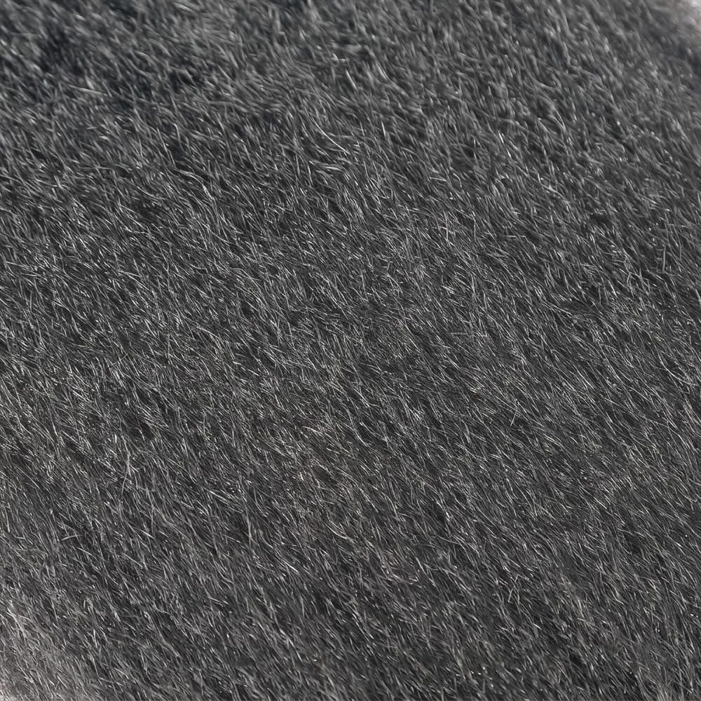 Kinky Stragiht Hair Bundles / Feather Hair Extensions — 100% Virgin Human Hair / Silver Grey LINKTOWIG