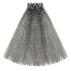 Kinky Stragiht Luxury Natural Hair Weft – 100% Virgin Human Hair / Wig Charcoal Grey LINKTOWIG