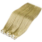Kinky Stragiht Luxury Natural Hair Weft – 100% Virgin Human Hair / Wig Olive Green Blonde LINKTOWIG