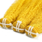 Kinky Stragiht Luxury Natural Hair Weft – 100% Virgin Human Hair / Wig Yellow LINKTOWIG