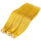 Kinky Stragiht Luxury Natural Hair Weft – 100% Virgin Human Hair / Wig Yellow LINKTOWIG