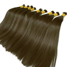 Stragiht 100% Raw Virgin  Human Hair Bundles - (No Weft) Bulk Hair / aramel Balayage Highlights LINKTOWIG