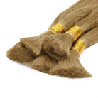 Stragiht 100% Raw Virgin  Human Hair Bundles - (No Weft) Bulk Hair / Ash Brown LINKTOWIG