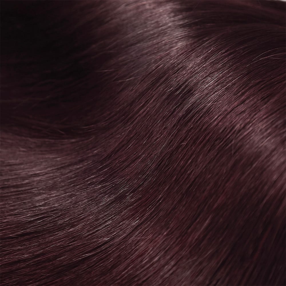 Stragiht 100% Raw Virgin  Human Hair Bundles - (No Weft) Bulk Hair / Burgundy LINKTOWIG