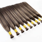 Stragiht 100% Raw Virgin  Human Hair Bundles - (No Weft) Bulk Hair / Honey Blonde Highlights LINKTOWIG
