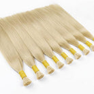 Stragiht 100% Raw Virgin  Human Hair Bundles - (No Weft) Bulk Hair / Platinum Blonde LINKTOWIG
