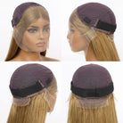 Straight Bob Side Part  HD Lace Front Wig 100% Virgin Human Hair / Ash Brown LINKTOWIG