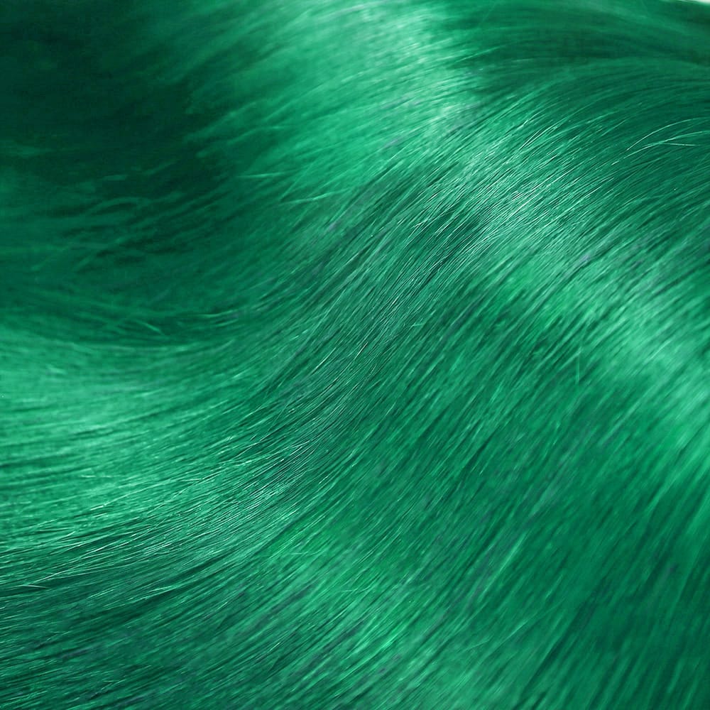 Straight Bob Side Part  HD Lace Front Wig 100% Virgin Human Hair / Dark Emerald Green LINKTOWIG
