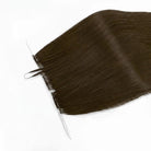 Straight Hair Bundles / Feather Hair Extensions — 100% Virgin Human Hair / aramel Balayage Highlights LINKTOWIG