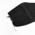 Straight Hair Bundles / Feather Hair Extensions — 100% Virgin Human Hair / Black LINKTOWIG