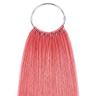 Straight Hair Bundles / Feather Hair Extensions — 100% Virgin Human Hair / Bubblegum Pink LINKTOWIG