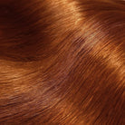 Straight Hair Bundles / Feather Hair Extensions — 100% Virgin Human Hair / Copper Orange LINKTOWIG