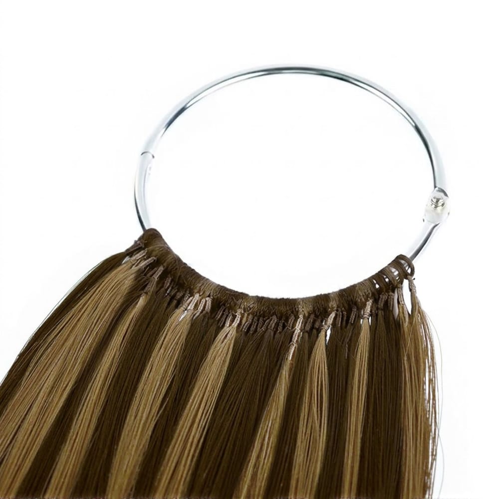 Straight Hair Bundles / Feather Hair Extensions — 100% Virgin Human Hair / Honey Brown LINKTOWIG