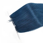 Straight Hair Bundles / Feather Hair Extensions — 100% Virgin Human Hair / Midnight Blue LINKTOWIG