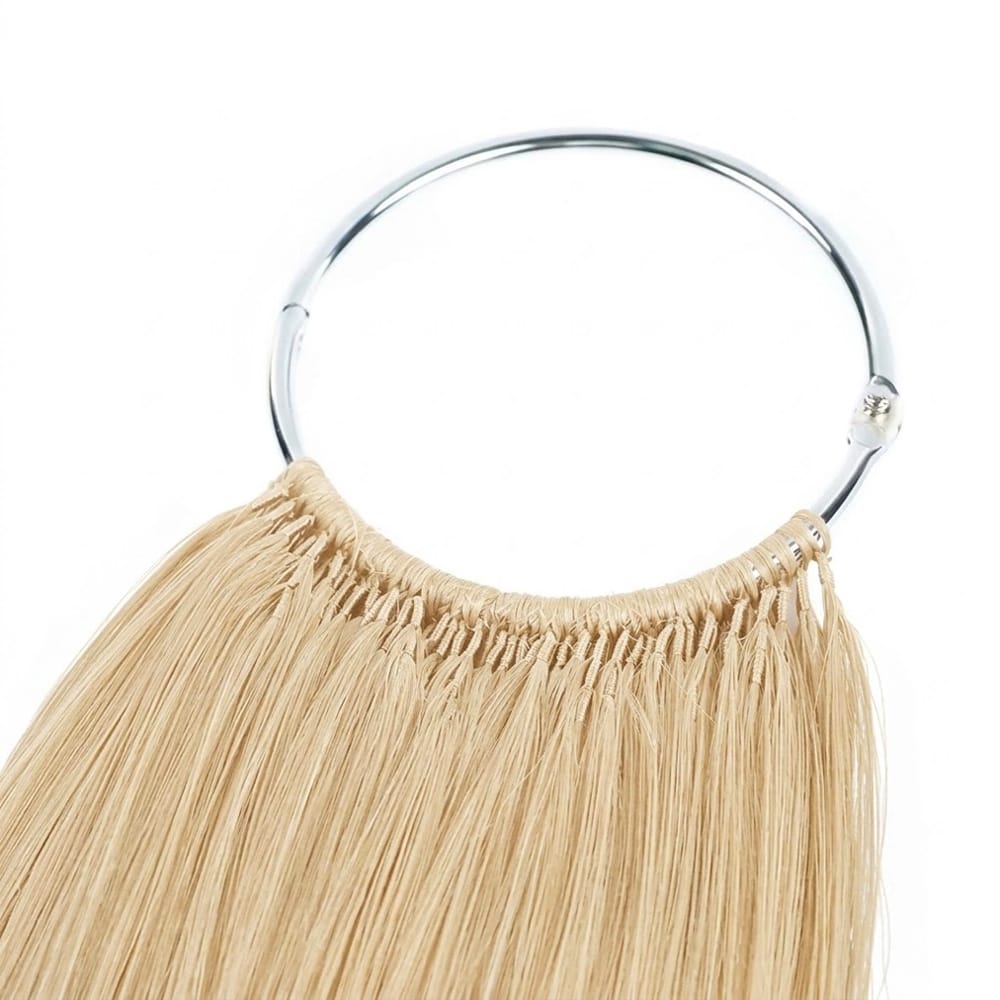 Straight Hair Bundles / Feather Hair Extensions — 100% Virgin Human Hair / Platinum Blonde LINKTOWIG