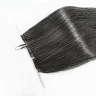 Straight Hair Bundles / Feather Hair Extensions — 100% Virgin Human Hair / Silver Grey LINKTOWIG