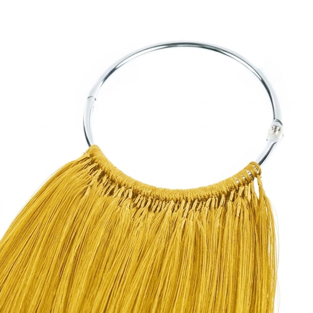 Straight Hair Bundles / Feather Hair Extensions — 100% Virgin Human Hair / Yellow LINKTOWIG
